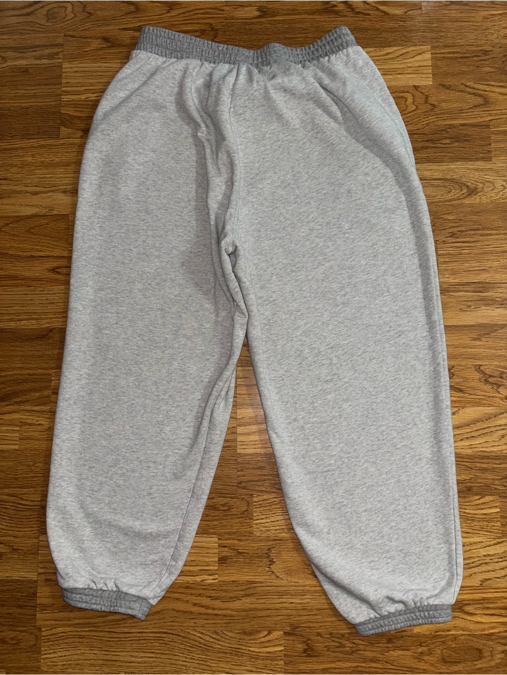 Adidas Cuffed Jogger Sweatpants Women’s Size XL Gray Multicolor Trefoil HA4367 - Picture 10 of 16